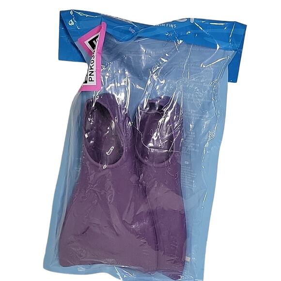 Finis Booster Short Blade Swim Fins Purple US Junior Size 6-8 NEW - Picture 1 of 6